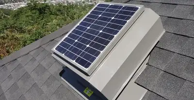 attic fan installation services with energy-efficient roof-mounted ventilation system in Scottsdale, AZ