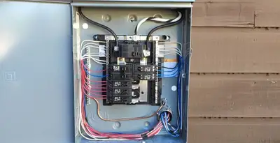 electrical panel upgrade service featuring newly installed electrical panel wired by licensed electricians in Scottsdale, AZ