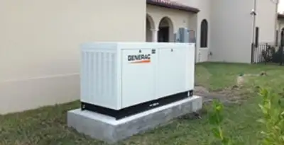 generator installation service showing standby generator professionally installed for residential power backup in Scottsdale, AZ