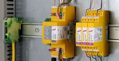 lightning surge protection system with surge suppressors installed by electrical service professionals in Scottsdale, AZ
