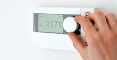 Thermostat installation service with professional adjusting temperature control in Scottsdale, AZ
