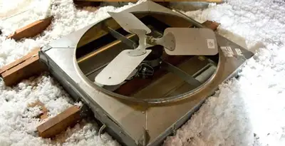 whole house fan installation services with attic-mounted ventilation unit in Scottsdale, AZ